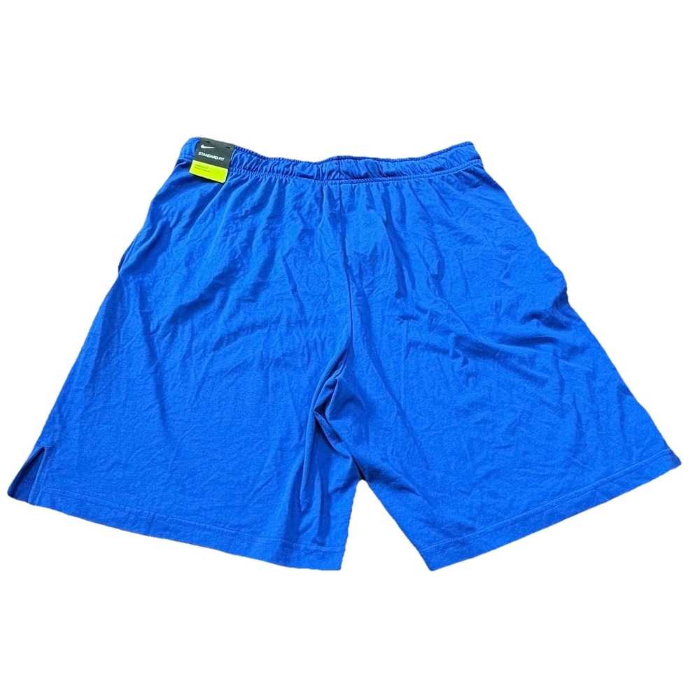 Nike Athletic Shorts Dri Fit Mens XL Blue Drawstring Basketball Gym Workout NWT - Picture 2 of 11